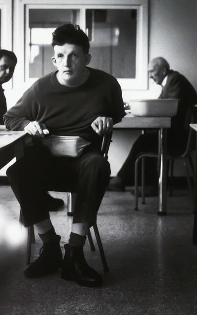 Portret. Foto Lieve Blancquaert n.a. v. tentoonstelling Gezocht gezicht, 1996 (Collectie Museum Dr. Guislain)