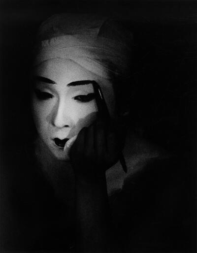 Vasco Ascolini, Acteur de Kabuchi, Japon, 1980. Coll. Musée de la Photographie