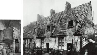 Huis van Alijn, Gezicht op binnenkoer, eerste helft twintigste eeuw