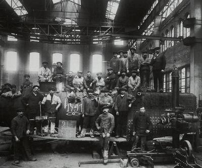 geuren en kleuren, Arbeiders van de Grand Central Belge, Lter Centrale Werkplaatsen van de Belgische Spoorwegen, Leuven