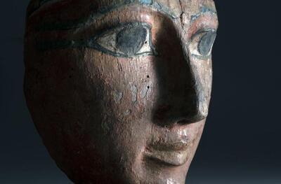 Expeditie Egypte, fragment van een doodskist, Nieuwe Rijk