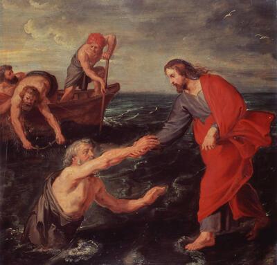 Peter Paul Rubens, predella bij het drieleuk