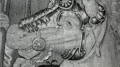 Fragment uit 'Alexander en de Hopepriester Iaddo', 16de eeuw.
