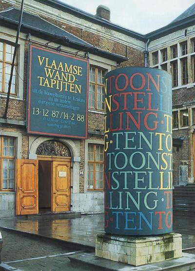 Vlaamse wandtapijten uit de Wawelburcht te Krakau, tentoonstelling in de Sint­-Pietersabdij, 1988 