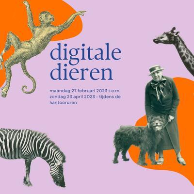Affiche Digitale dieren