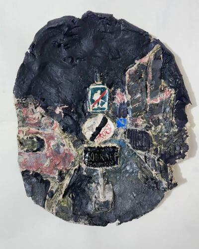 Yannick Ganseman, Parc D., 2023, Ceramics (SE10 low glaze on high bisc), 26x33x2cm