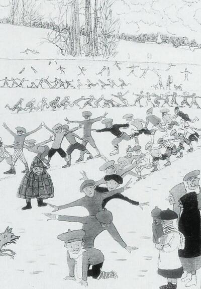 Léon Spilliaert, Les plaisiers d'hiver (1918)