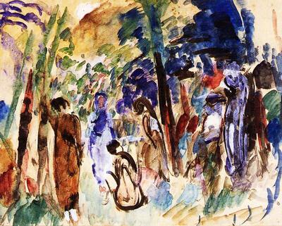 Rik Wouters, Ontmoeting in het bos (1914) 