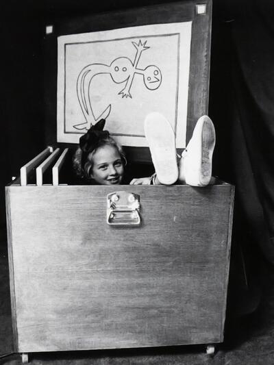Twee koffers vol kunst op kindermaat