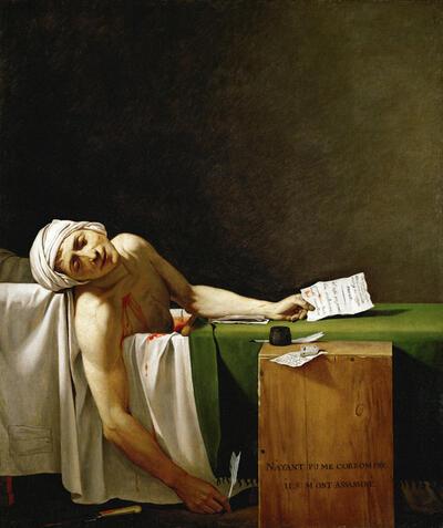 Jacques-Louis David - De moord op Marat