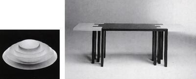 David Huycke, 'Vaas", André Verroken, "Homenaje a Eduardo Chillida" tafel, 