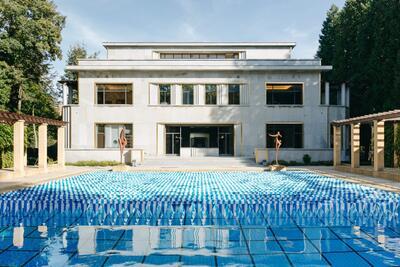 Daniel Buren - Water, Boghossian Stichting