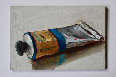 Yves Gobart, n° 952, olieverf op paneel, 13,5 x 20 cm