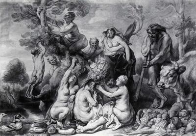 Jacob Jordaens (Antwerpen, 1593-1678), De overvloed. Tekeningen