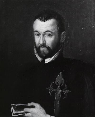 Pieter Paul Rubens (Siegen, 1577 - Antwerpen, 1640), Portret van B. Arias Montanus (1527-1598) , Museum Plantin-Moretus