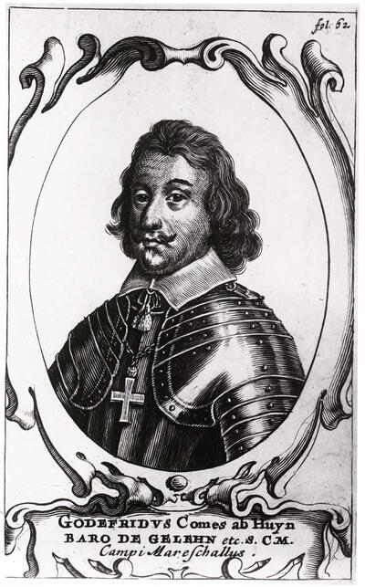 A. Brachelius, Graaf Godfried Huyn baron van Geleen, veldmaarschalk. Alden Biesen