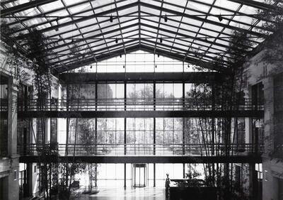 Nieuw hoofdkantoor SWIFT, Terhulpen. Architect Ricardo Bofill (i.s.m. C. Brodzki), architectuur