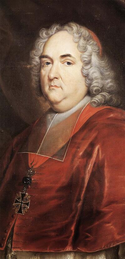 Kardinaal D.H. von Schönborn (1676-1743), landcommandeur van Alden Biesen (1709-1743)