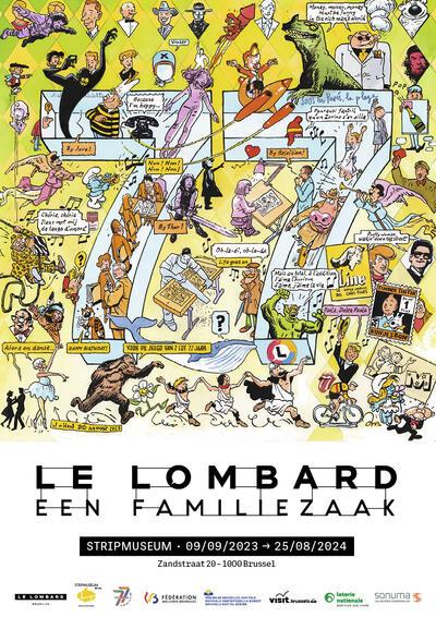 Affiche Le Lombard - Een familiezaak