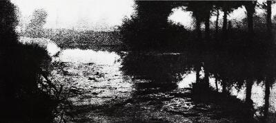 Edouard Hannon (België, 1853-1931), Kalme waters. Fotografie