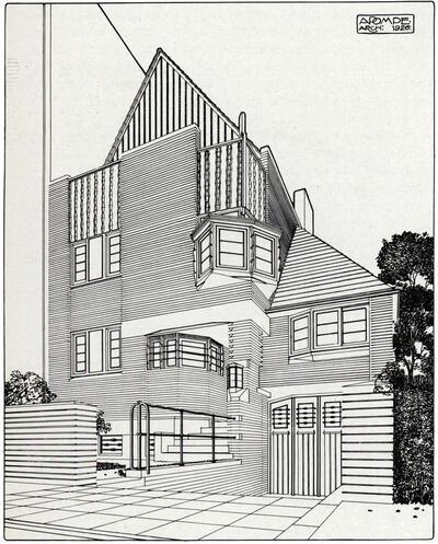Antoine Pompe (1873-1980), De villa M. Thyssen, architectuur, Interbellum