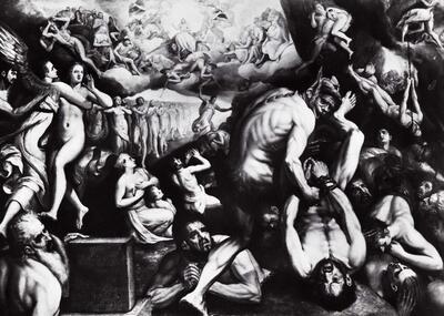 Frans Floris de Vriendt (1519/20-1570), Het laatste oordeel. Habsburg