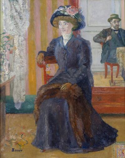 James Ensor, Onze twee portretten, ca. 1905