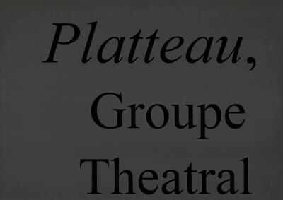Joseph Kusendila, Platteau, Groupe Theatral