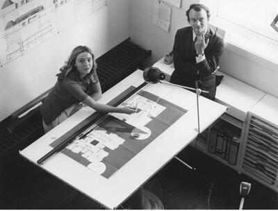 Claire Bataille en Paul Ibens ca 1968