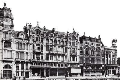 Emiel Thielens (1854-1911), Emiel van Averbeke (1876-1946), De gevels aan het Koningin Astridplein, Zoo