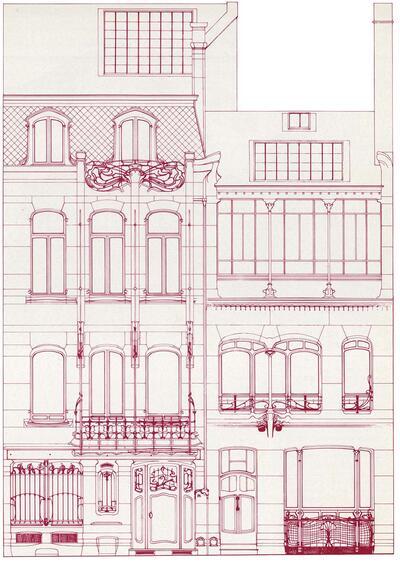 Woning en atelier van architect Victor Horta (1861-1947), Nu Hortamuseum, Eigen ontwerp, Kunstenaarsateliers
