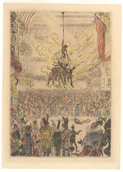 Staten van verbeelding Ensor en het grafisch experiment