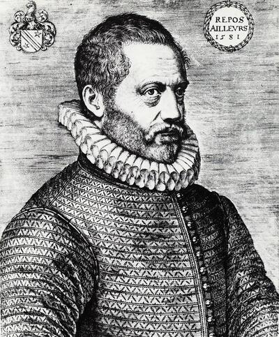 Jan Wierix, Portret van Filips van Marnix, baron van Sint-Aldegonde, 1581. Schilderkunst na de val van Antwerpen