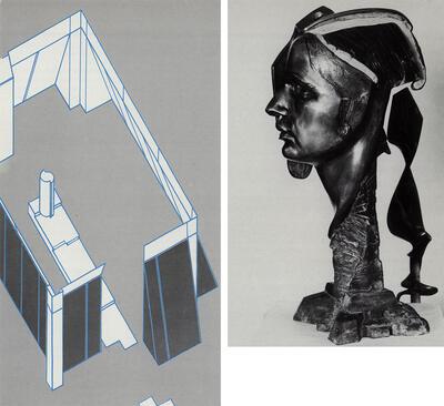 Jean-Paul Laenen (1931) i.s.m. Dirk Janssen (architect), Il tempio della Minerva, 1985. Kunst voor musea