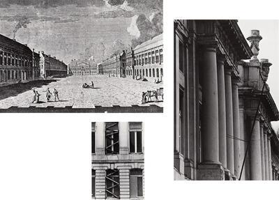 Claude Fisco (1736 -1825), Het Martelaarsplein, 1884. 18e eeuwse architectuur