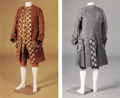 Manskostuum. Omstreeks 1750. Mode
