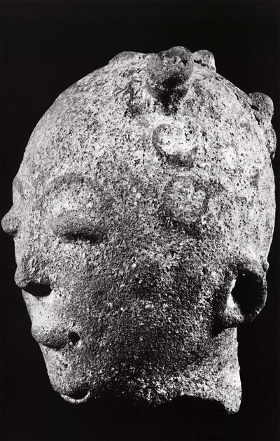 Terracottahoofd. Akan, Ghana. Afrika