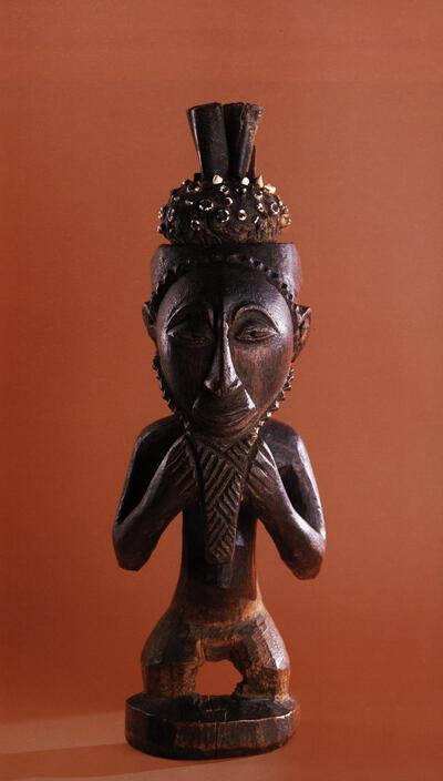 Voorouderbeeld(?). Kusu, Maniema (Zaïre). Afrika