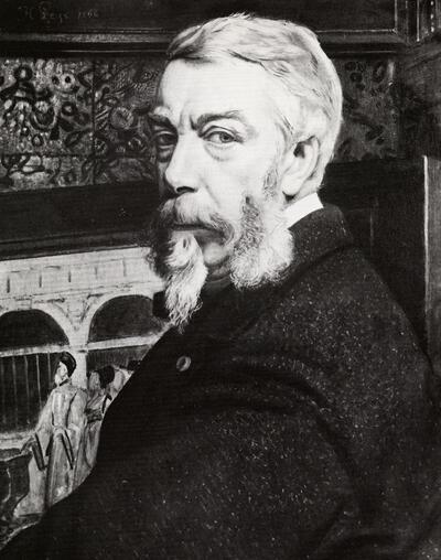 Henri Leys (1815-1869). Zelfportret. 1866. Hypocrisie en ijdelheid in het profane portret.