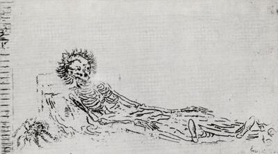 James Ensor (1860-1949). Mijn portret in 1960. 1888. Hypocrisie en ijdelheid in het profane portret.