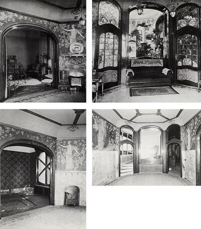 Jules Brunfaut (1852-1942). Voormalig herenhuis Hannon, Verbindingslaan 1/Brugmannlaan, St-Gillis. 1903. Een straat volgens de regelen der kunst.