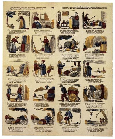 Onbekend graveur. Klein Duimpje. Prent, prentkunst