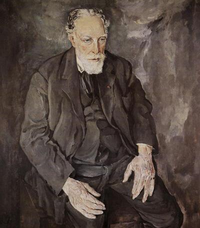 Valentijn van Uytvanck (1896-1950). Portret van Ensor. 1931. Hypocrisie en ijdelheid in het profane portret.