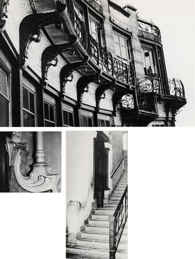 Victor Horta (1861-1947). Het Volkshuis, Emile Vanderveldepleln, Brussel. 1895-1899. Een straat volgens de regelen der kunst.