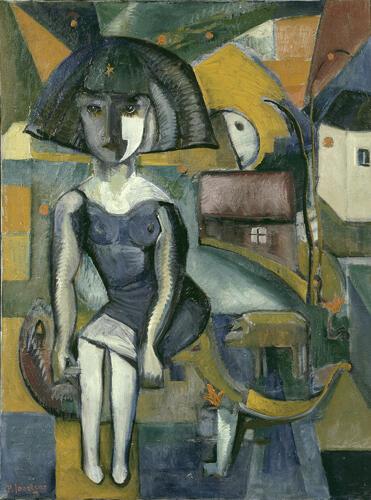 Pauls Joostens. Jong meisje, 1914. Paul van Ostaijen