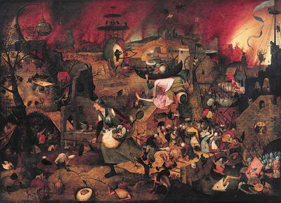 Pieter Bruegel de Oude (1527/28 - Brussel 1569). Dulle Griet. Museum Mayer van den Bergh, Antwerpen