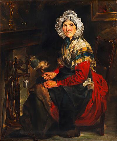Antoine Wiertz. Moeder van de kunstenaar. 1838. Wiertzmuseum, Brussel