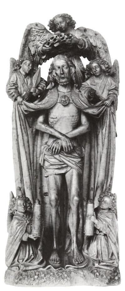 De Man van Smarten. Duits, omstreeks 1455-60. Museum Mayer van den Bergh, Antwerpen