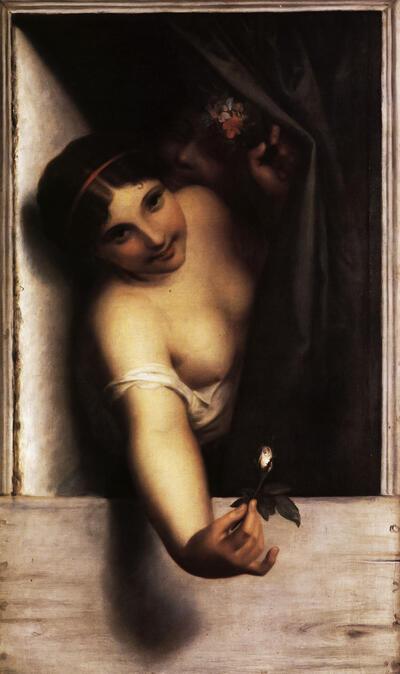 Antoine Wiertz. De rozeknop. 1864. Wiertzmuseum, Brussel