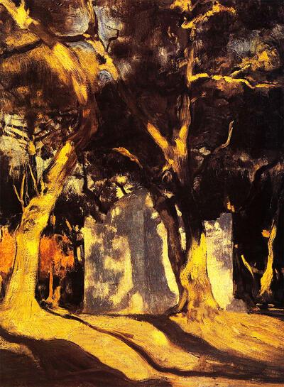 Henri Evenepoel (1872-1899). De Koubba van Sidi Jacoub te Blidah. detail. Fotografie. Plastische kunsten